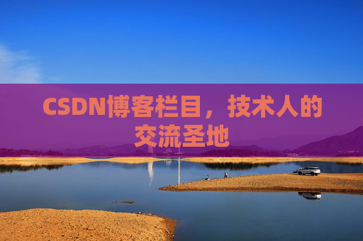 CSDN博客栏目，技术人的交流圣地
